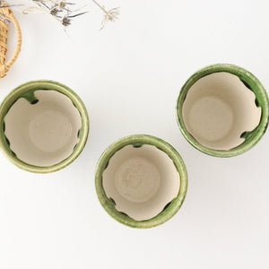 Soba Choko Tokusa Green | Free Cup Seto Ware