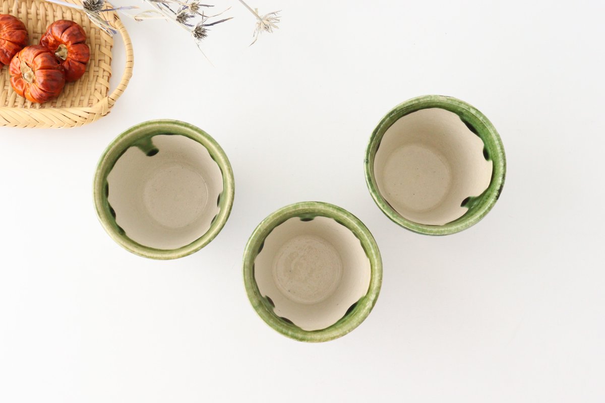 Soba Choko Tokusa Green | Free Cup Seto Ware