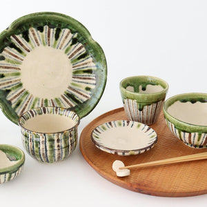 Soba Choko Tokusa Green | Free Cup Seto Ware