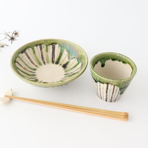 Soba Choko Tokusa Green | Free Cup Seto Ware