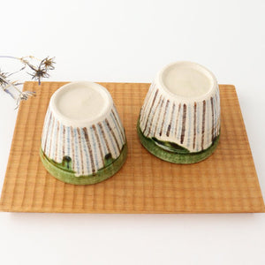 Soba Choko Tokusa Green | Free Cup Seto Ware