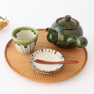 Soba Choko Tokusa Green | Free Cup Seto Ware