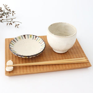 Small Plate Oribe and Brown Tokusa 10.5㎝/4in | Seto Ware