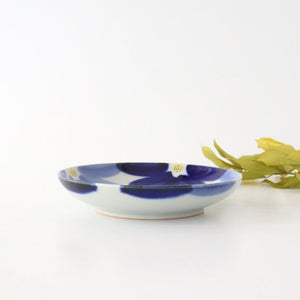 Serving Plate Indigo Flower 15㎝/6in | Hasami Ware