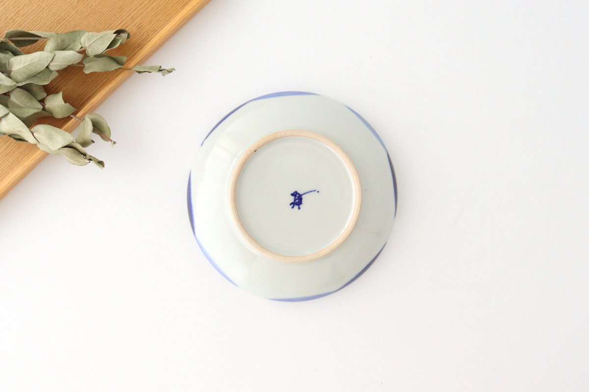 Serving Plate Indigo Flower 15㎝/6in | Hasami Ware