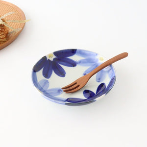 Serving Plate Indigo Flower 15㎝/6in | Hasami Ware