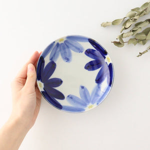 Serving Plate Indigo Flower 15㎝/6in | Hasami Ware