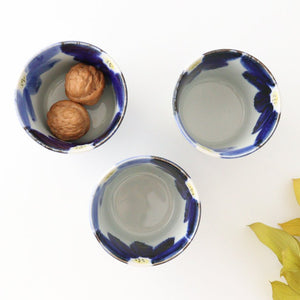 Soba Choko Blue Flowers | Free Cup Hasami Ware