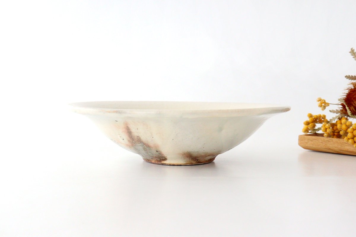 [Mizuki x Furutani Seitosho]  Iron Glaze Shallow Bowl 21cm/8.3in | Serving Bowl