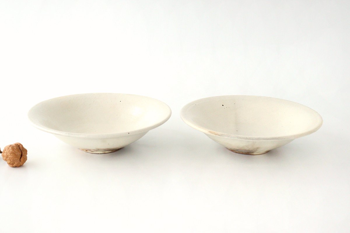 [Mizuki x Furutani Seitosho]  Iron Glaze Shallow Bowl 21cm/8.3in | Serving Bowl