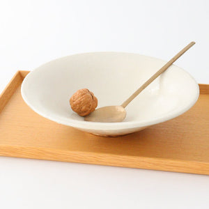 [Mizuki x Furutani Seitosho]  Iron Glaze Shallow Bowl 21cm/8.3in | Serving Bowl