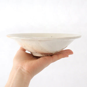 [Mizuki x Furutani Seitosho]  Iron Glaze Shallow Bowl 18cm/7in | Serving Bowl