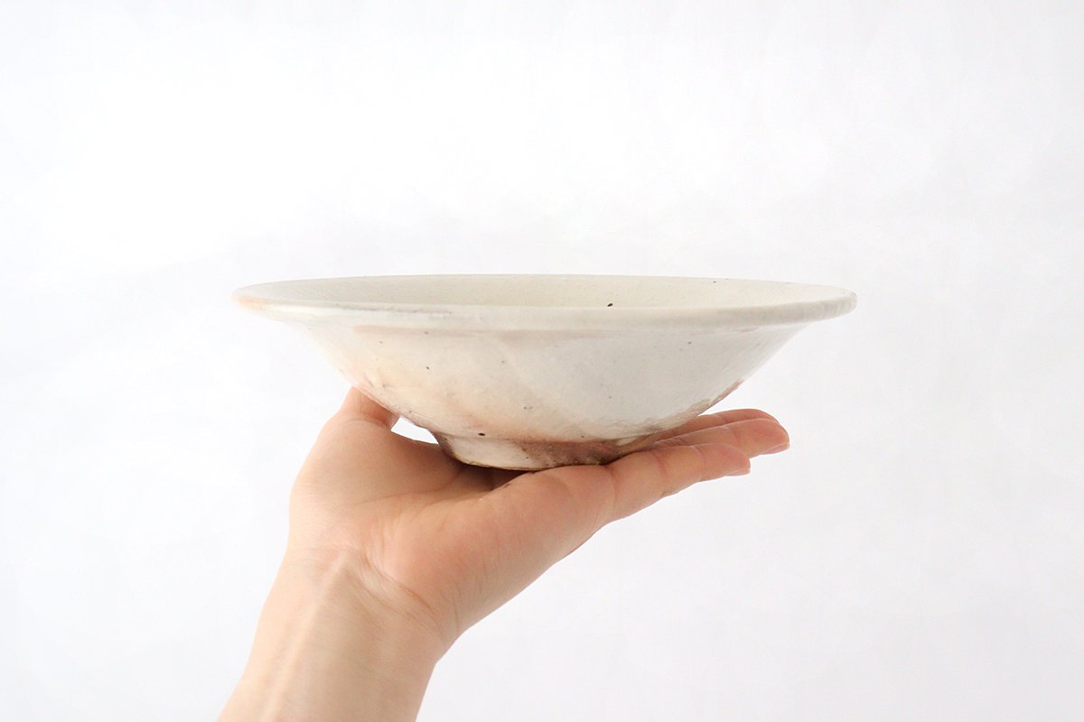 [Mizuki x Furutani Seitosho]  Iron Glaze Shallow Bowl 18cm/7in | Serving Bowl