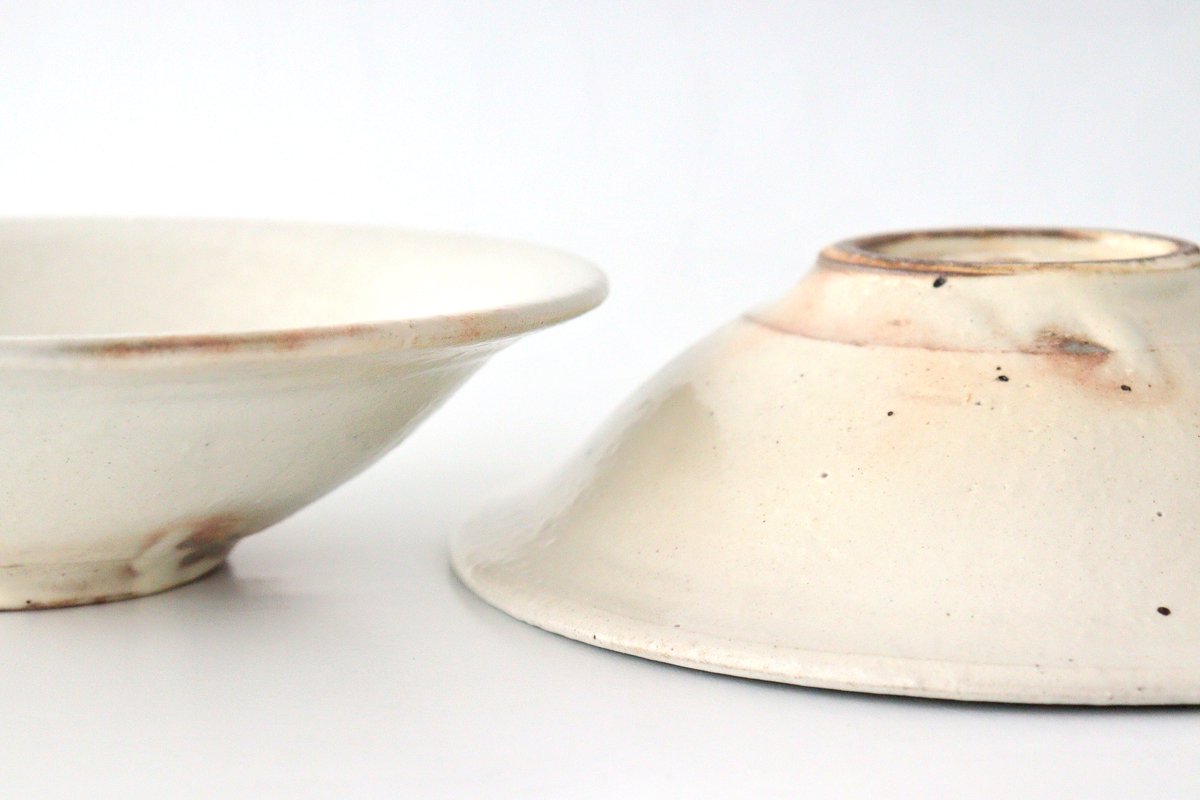 [Mizuki x Furutani Seitosho]  Iron Glaze Shallow Bowl 18cm/7in | Serving Bowl