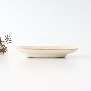 Furutani Seitosho Rectangular Small Plate White