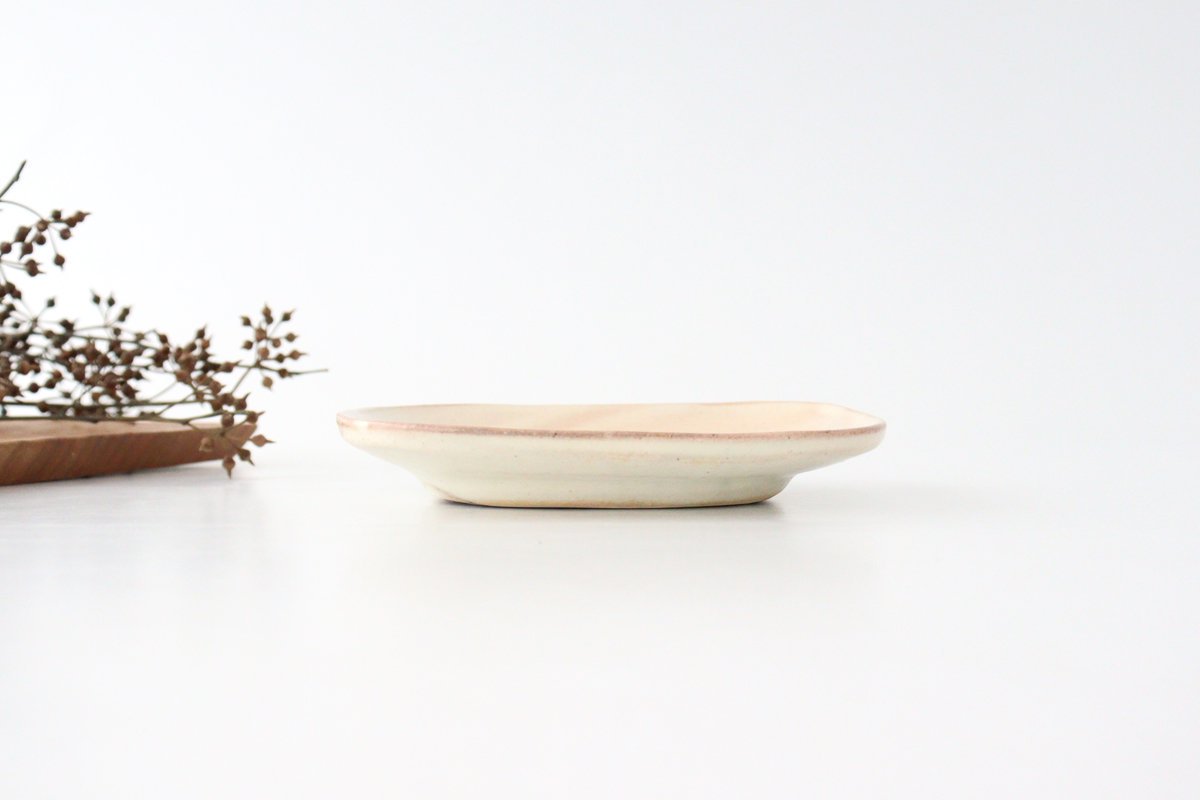 Furutani Seitosho Rectangular Small Plate White