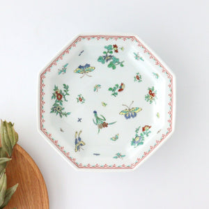 Octagonal Plate Butterfly 21cm/8.3in | Hasami Ware