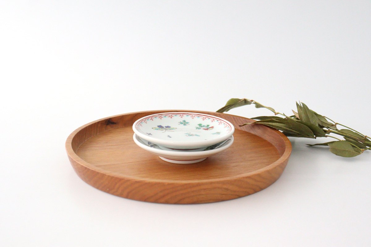 Small Round Plate Butterfly | Hasami Ware