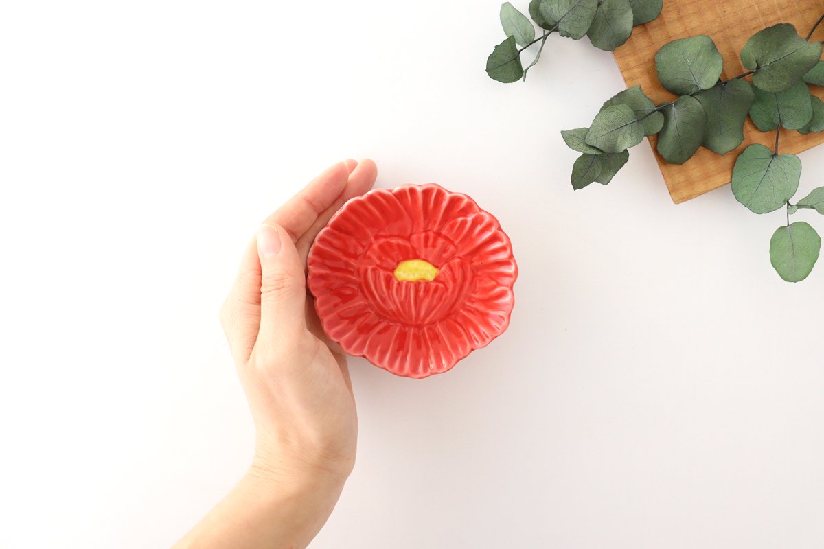 Small Plate Red Peony | Arita Ware