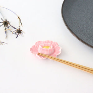 Chopstick Rest Pink Peony | Hashioki Arita Ware