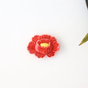 Chopstick Rest Red Peony | Hashioki Arita Ware