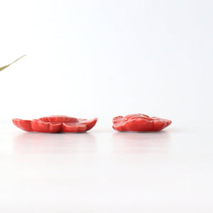 Chopstick Rest Red Peony | Hashioki Arita Ware