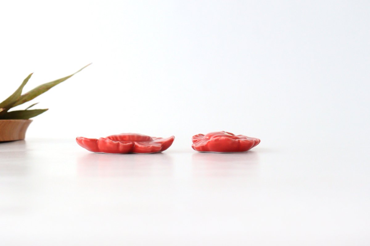 Chopstick Rest Red Peony | Hashioki Arita Ware