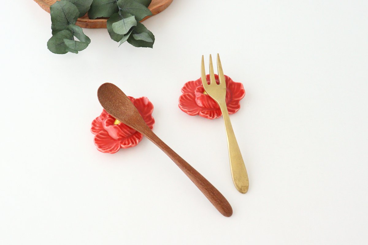 Chopstick Rest Red Peony | Hashioki Arita Ware