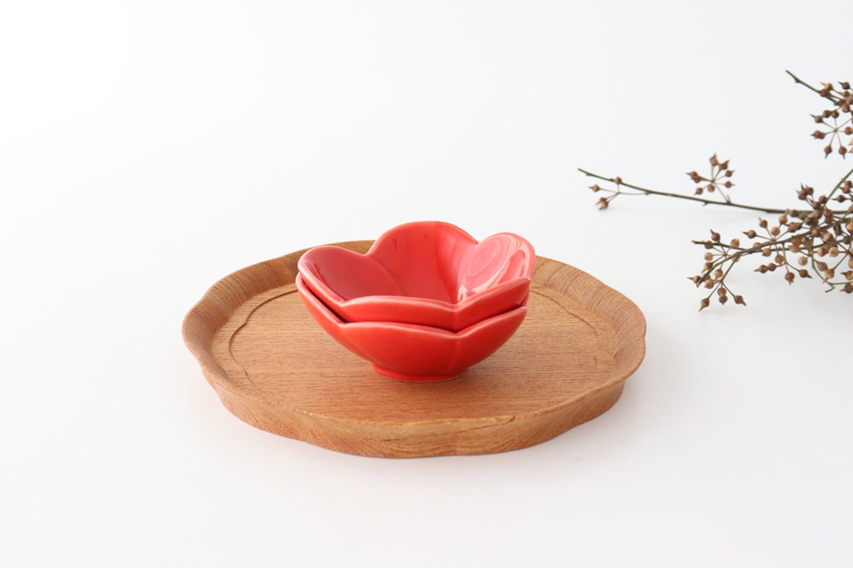 Small Bowl Red Camellia | Kobachi Arita Ware