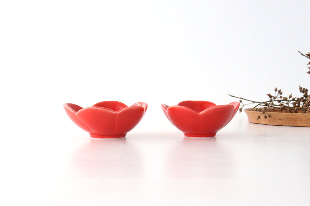 Small Bowl Red Camellia | Kobachi Arita Ware