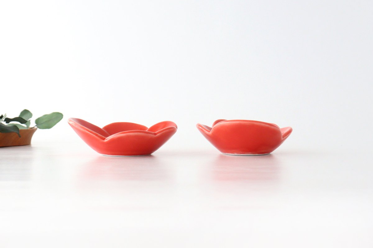 Small Plate Red Camellia | Arita Ware