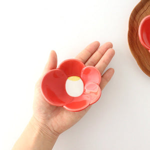 Small Plate Red Camellia | Arita Ware