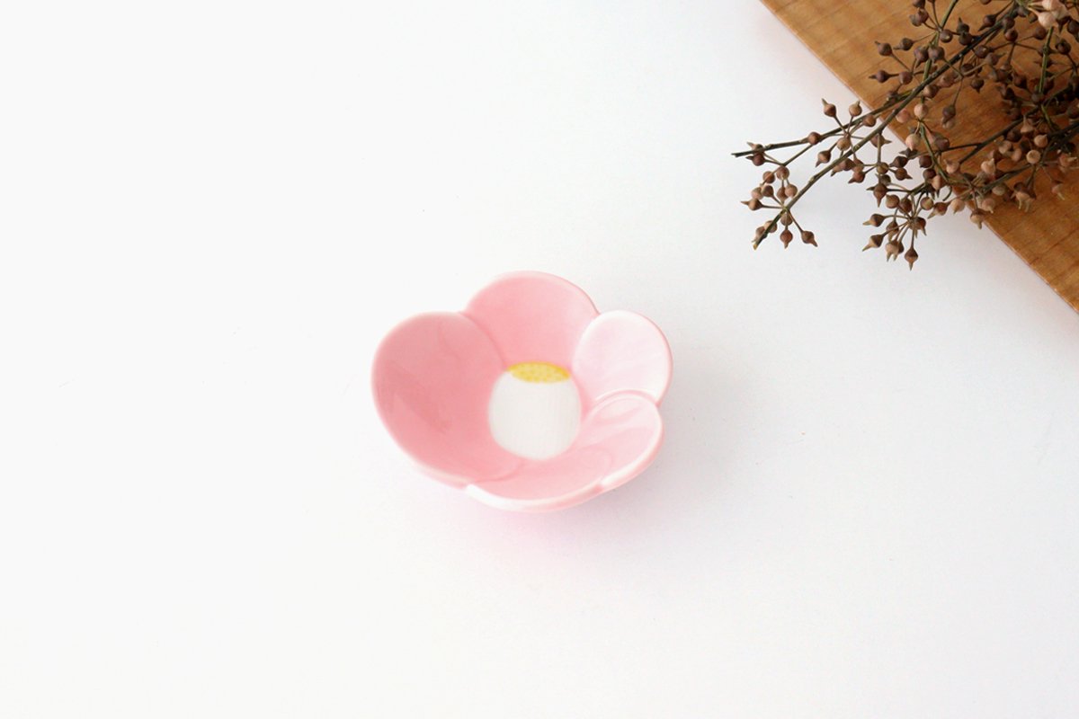 Small Plate Pink Camellia | Arita Ware