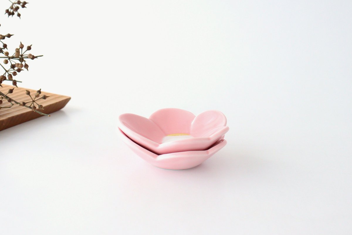 Small Plate Pink Camellia | Arita Ware