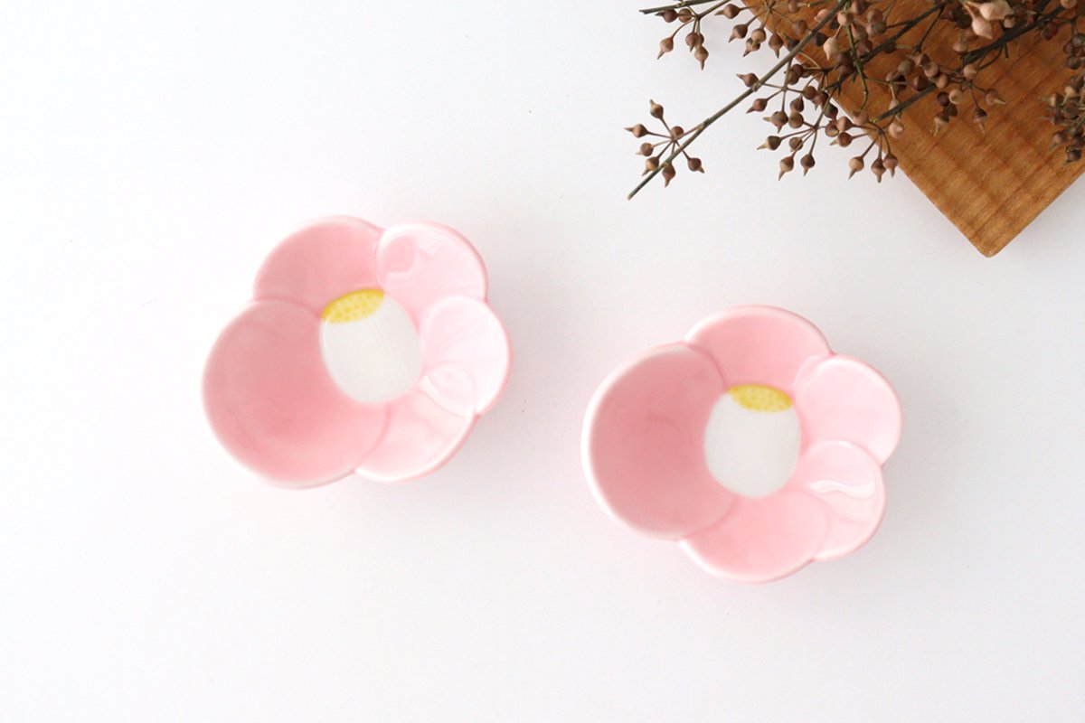 Small Plate Pink Camellia | Arita Ware