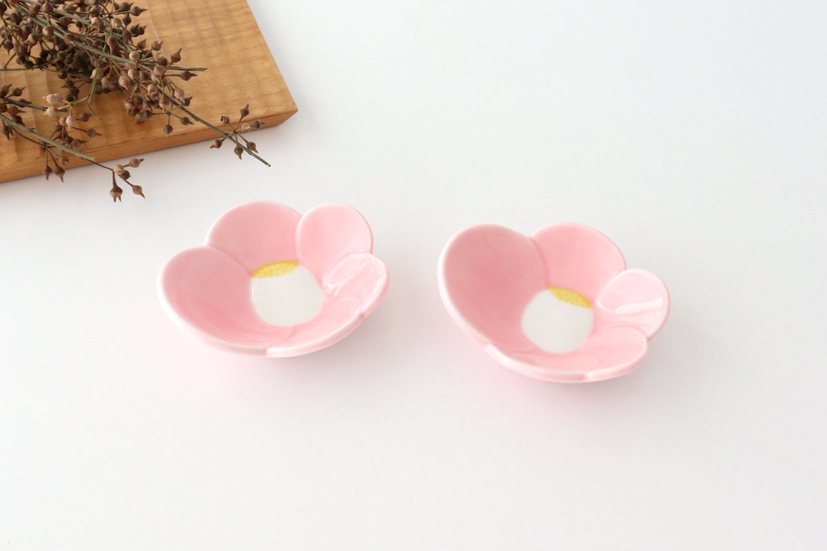 Small Plate Pink Camellia | Arita Ware