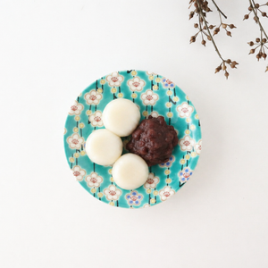 Seikou Kiln Lucky Small Plate PlumbKutani Ware