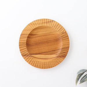 Rim Plate natural wood M