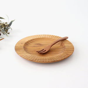 Rim Plate natural wood M