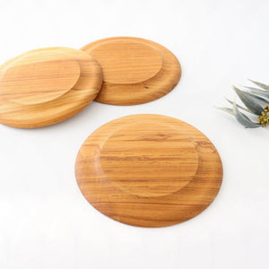 Rim Plate natural wood M