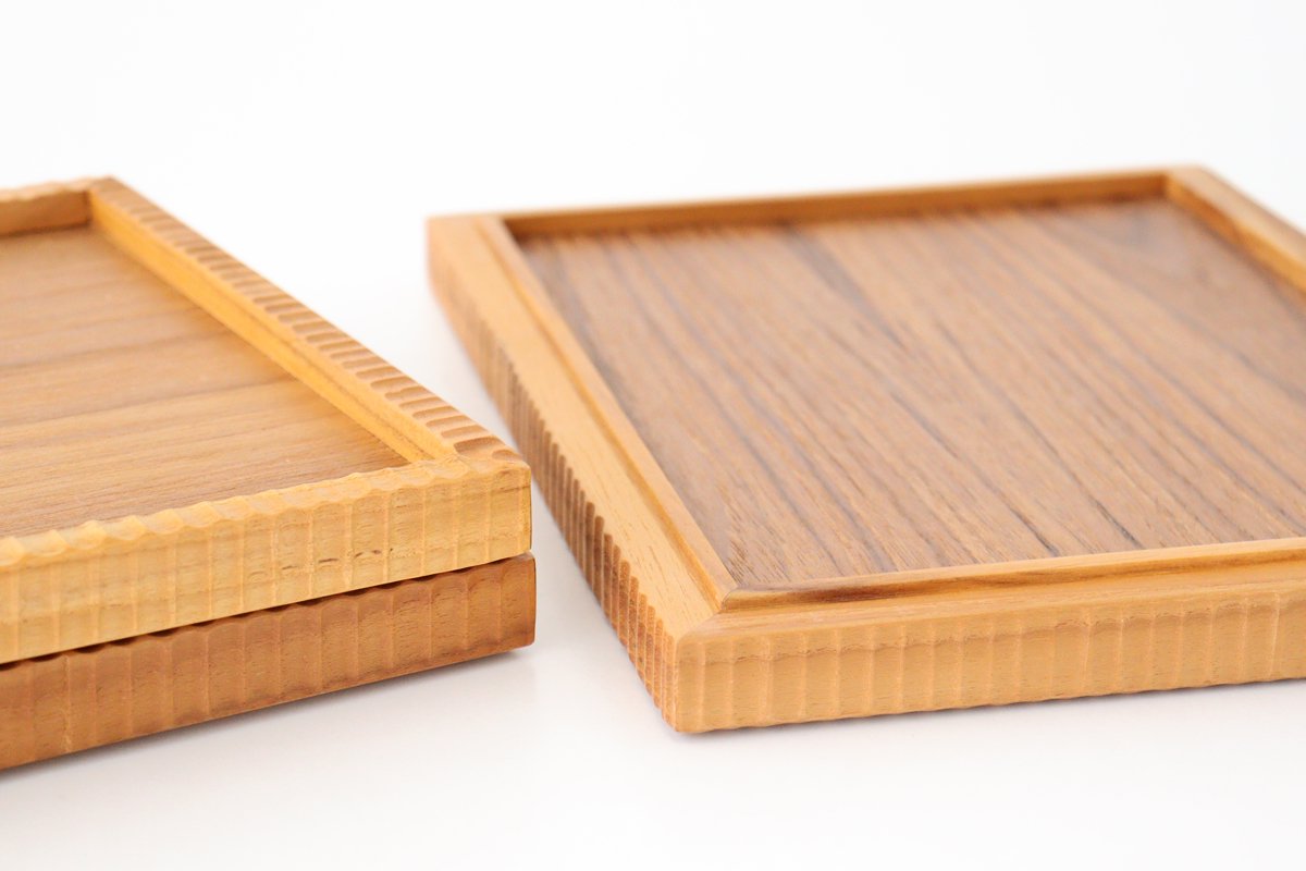 Stack Tray Obon M natural wood