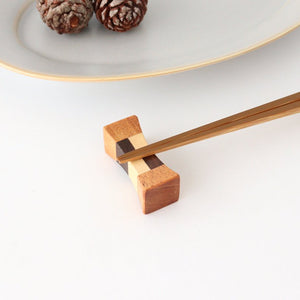 Chopstick Rest 1 Yosegi natural wood | Hashioki