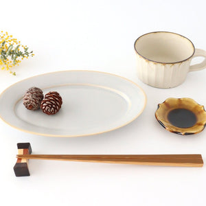 Chopstick Rest 2 Yosegi natural wood | Hashioki