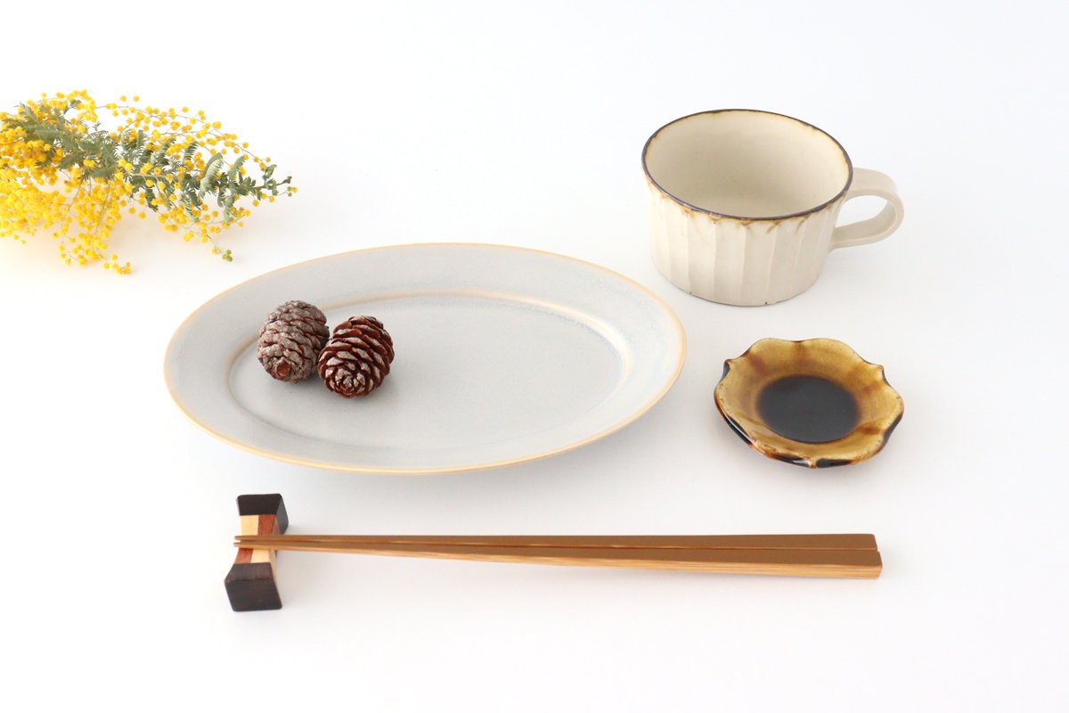 Chopstick Rest 2 Yosegi natural wood | Hashioki