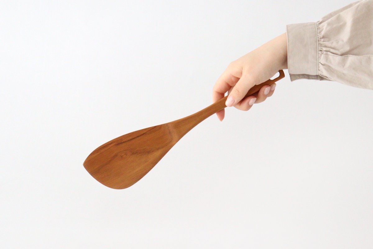 Spatula natural wood