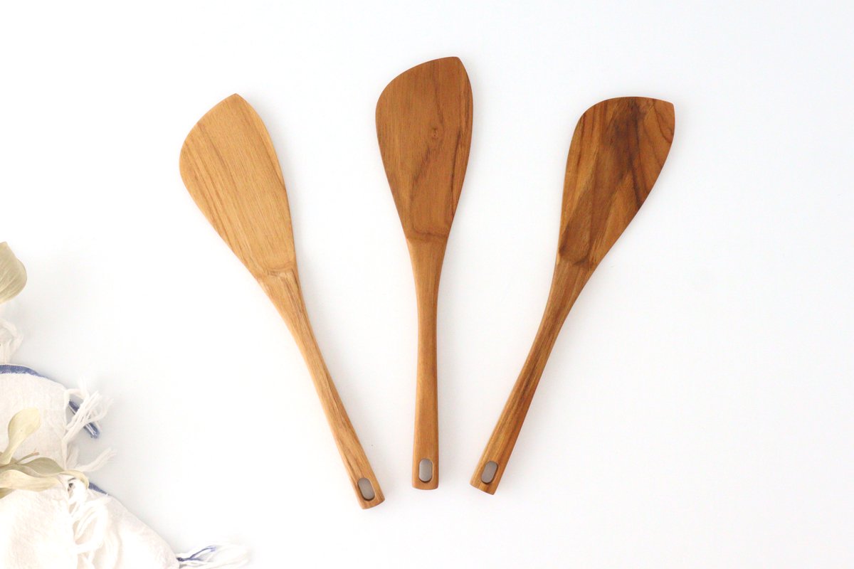 Spatula natural wood