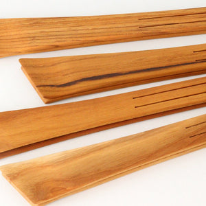 Tongs M natural wood