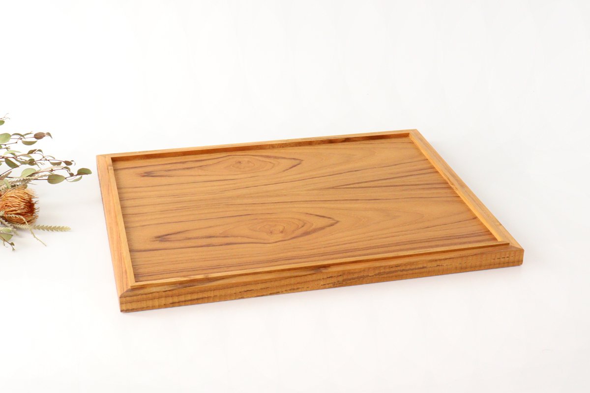 Stack Tray Obon XL natural wood