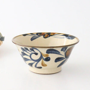 Toshin Kiln Ramen Bowl Blue Arabesque | Tsuboya Ware Yachimun