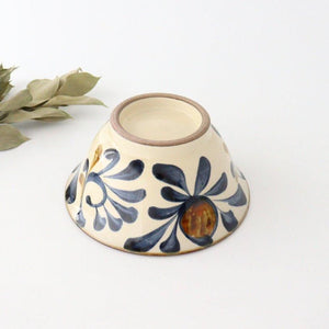 Toshin Kiln Ramen Bowl Blue Arabesque | Tsuboya Ware Yachimun